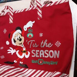 Disney Parks Tis The Season Holiday Tote Bag Mickey Mouse Walt Disney World 2020